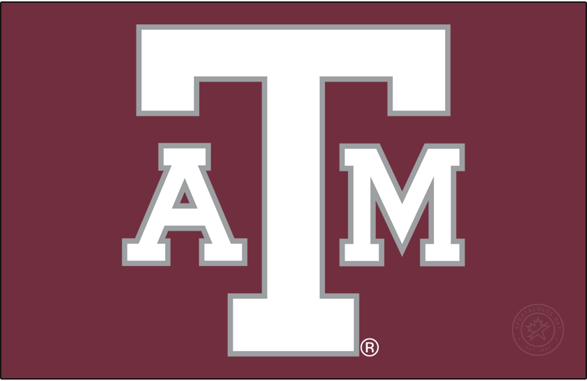 Texas A M Aggies 2000-2009 Alt on Dark Logo diy DTF decal sticker